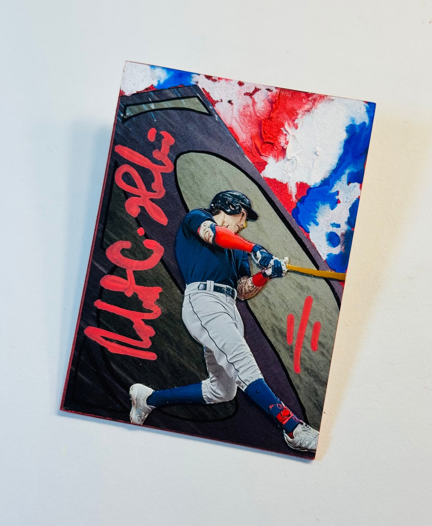 Art trading card (“Duran” Jarren Duran 1/1 Boston Red Sox MLB)