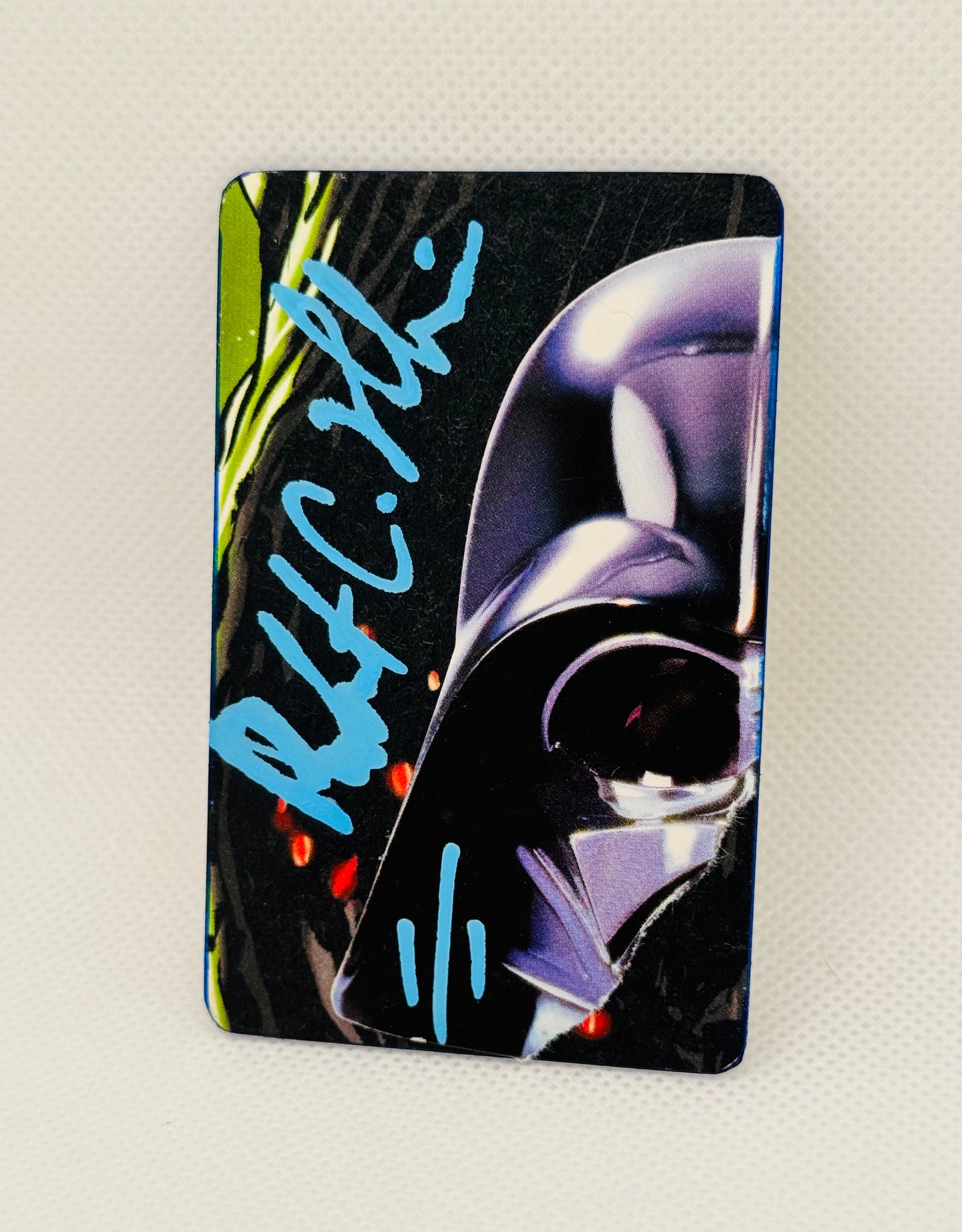 Art trading card (“The Last Stand” Star Wars/Minecraft 1/1)