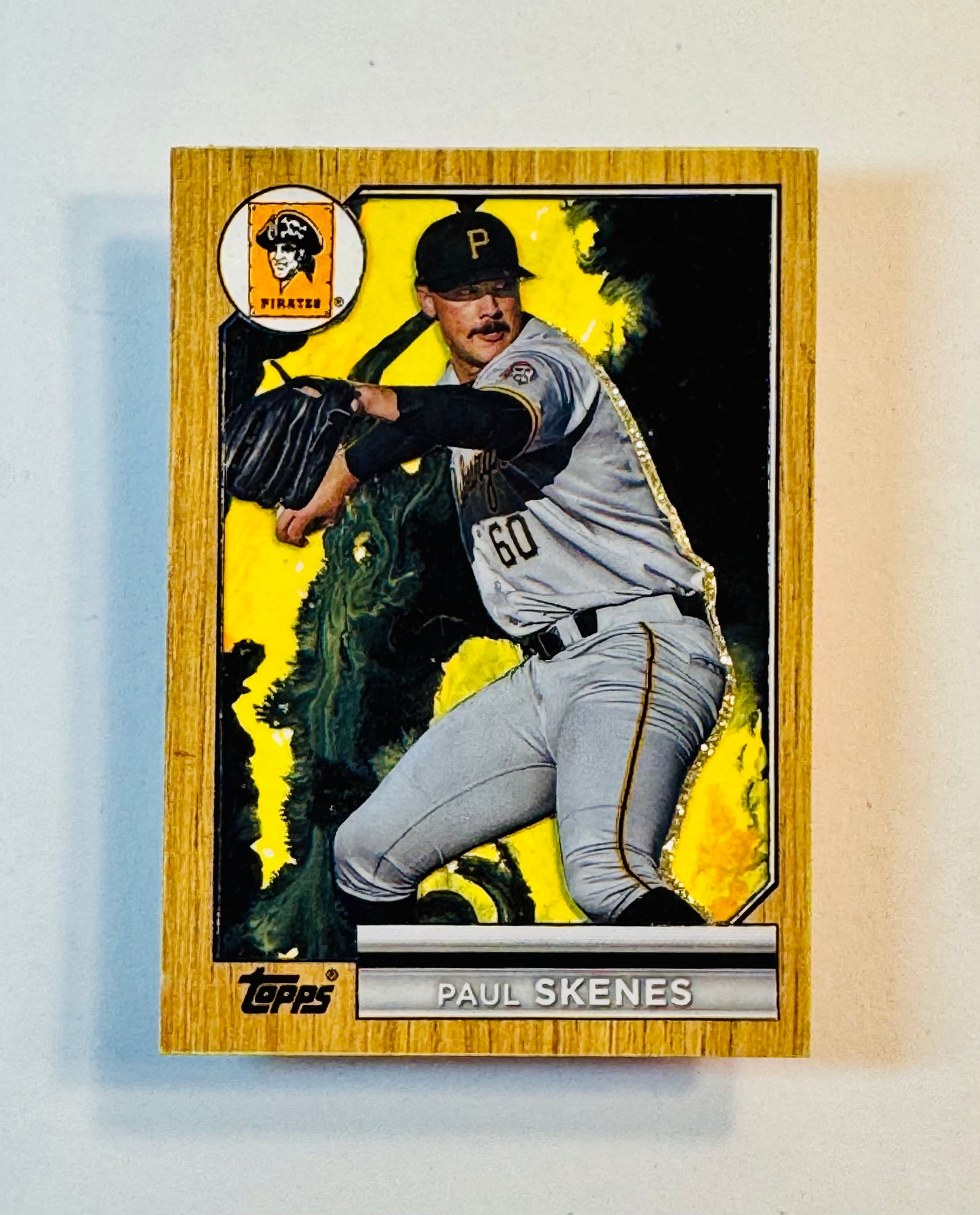 Art trading card (“Pittsburgh Prowess” Paul Skenes 1/1 Pittsburgh Pirates MLB)