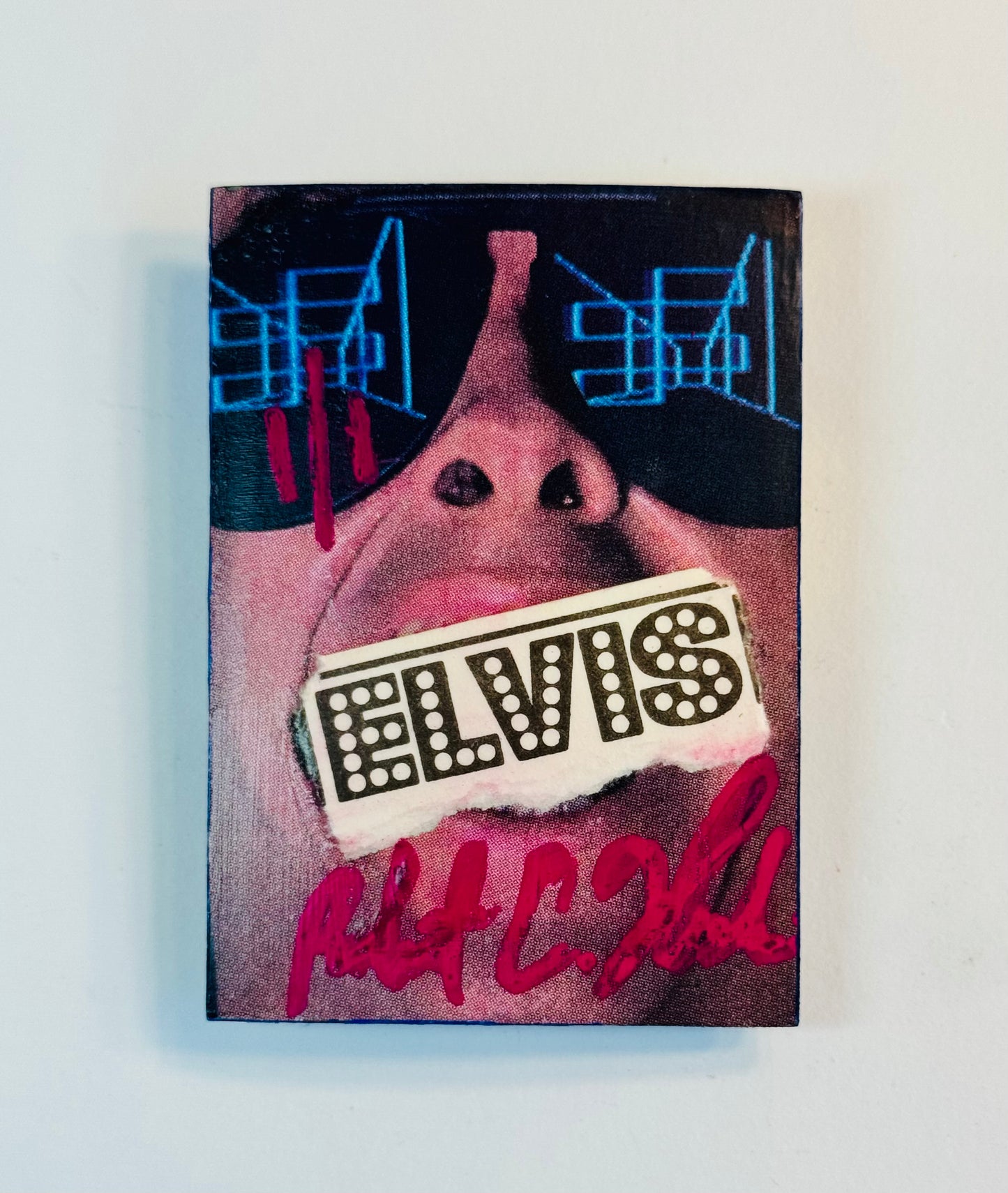 Art trading card (“The Uncanny Elvis!” Elvis Presley 1/1) Music Pop Culture