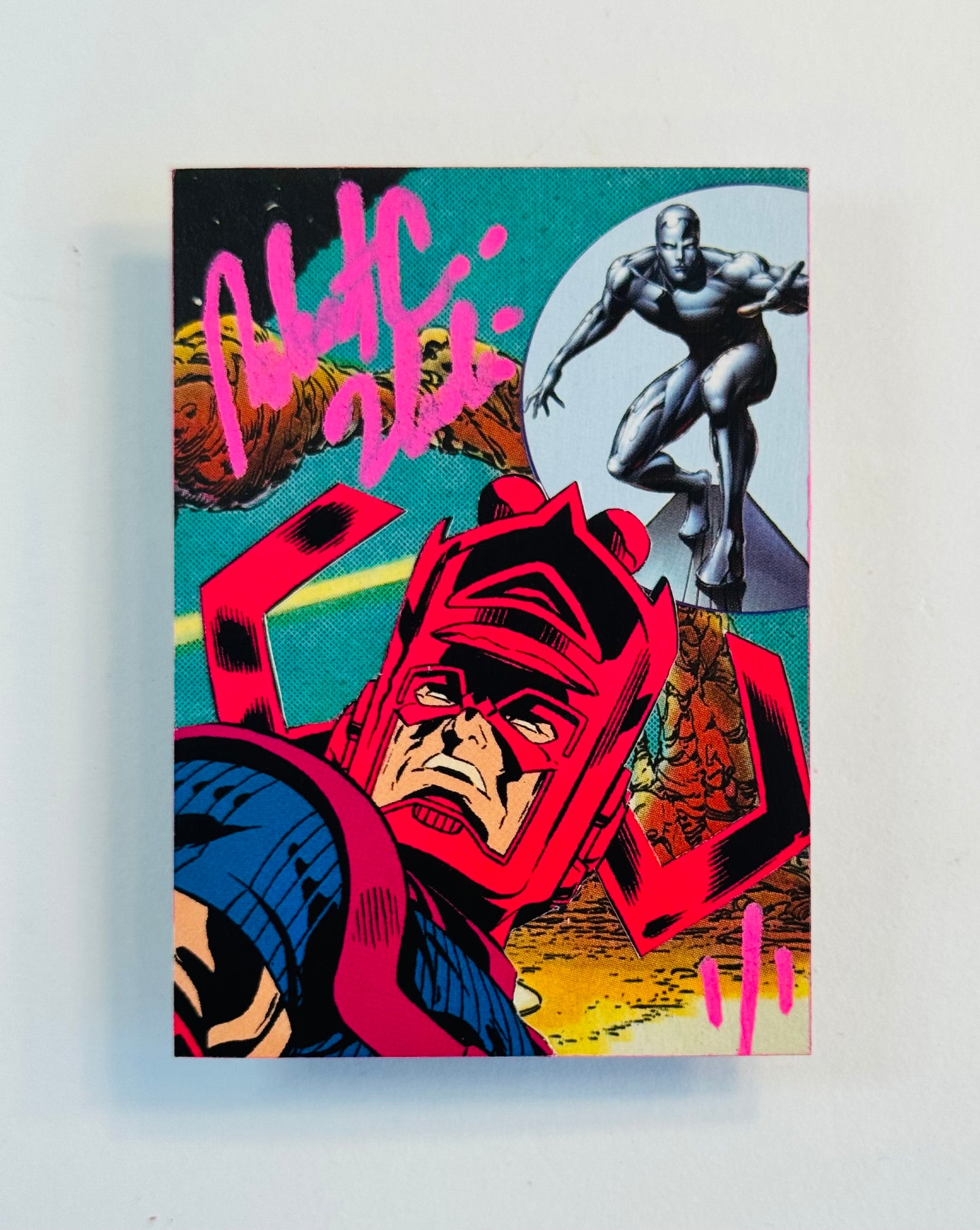 Art trading card (“Silver Surfer” Silver Surfer 1/1) MCU Marvel Comics