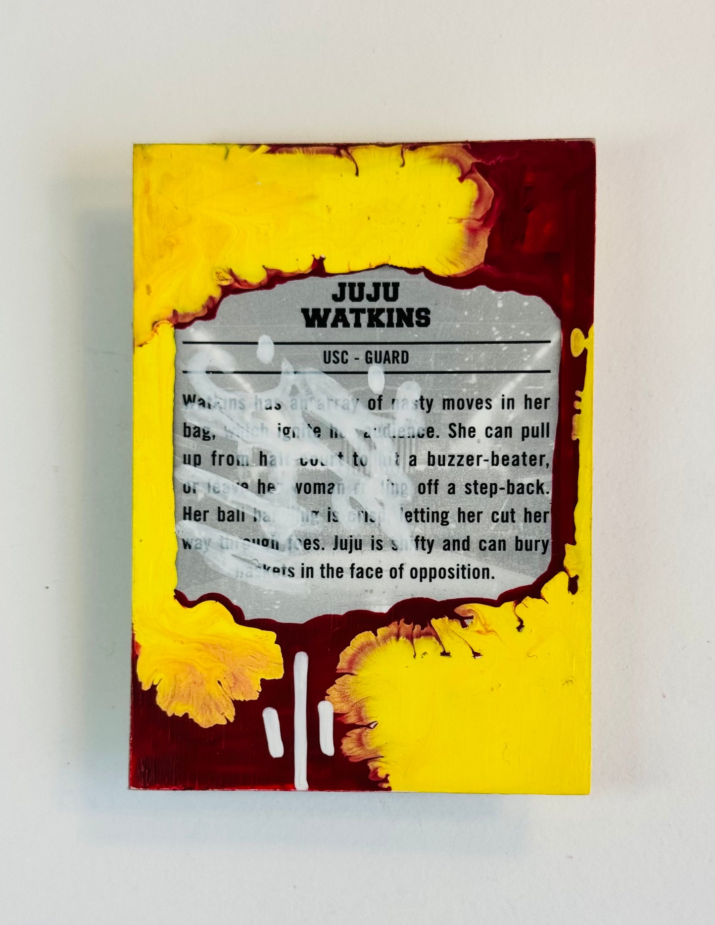 Art trading card (“JuJu” JuJu Watkins 1/1 USC Trojans NCAA)