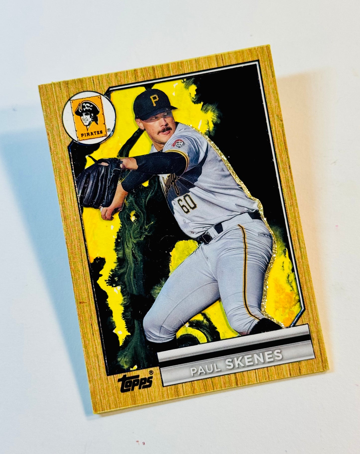 Art trading card (“Pittsburgh Prowess” Paul Skenes 1/1 Pittsburgh Pirates MLB)