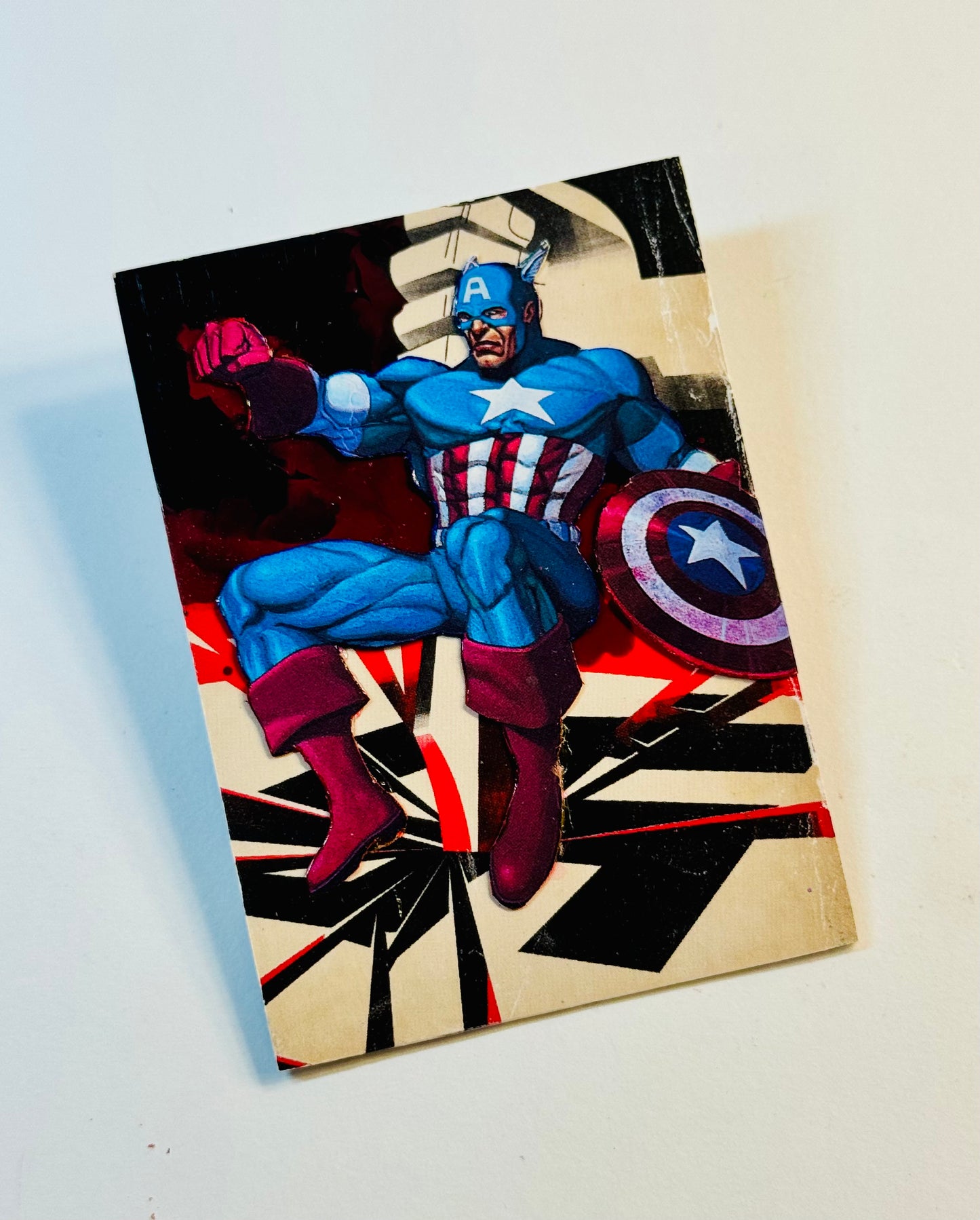 Art trading card (“Anti-Fascist” Captain America 1/1 MCU Marvel)