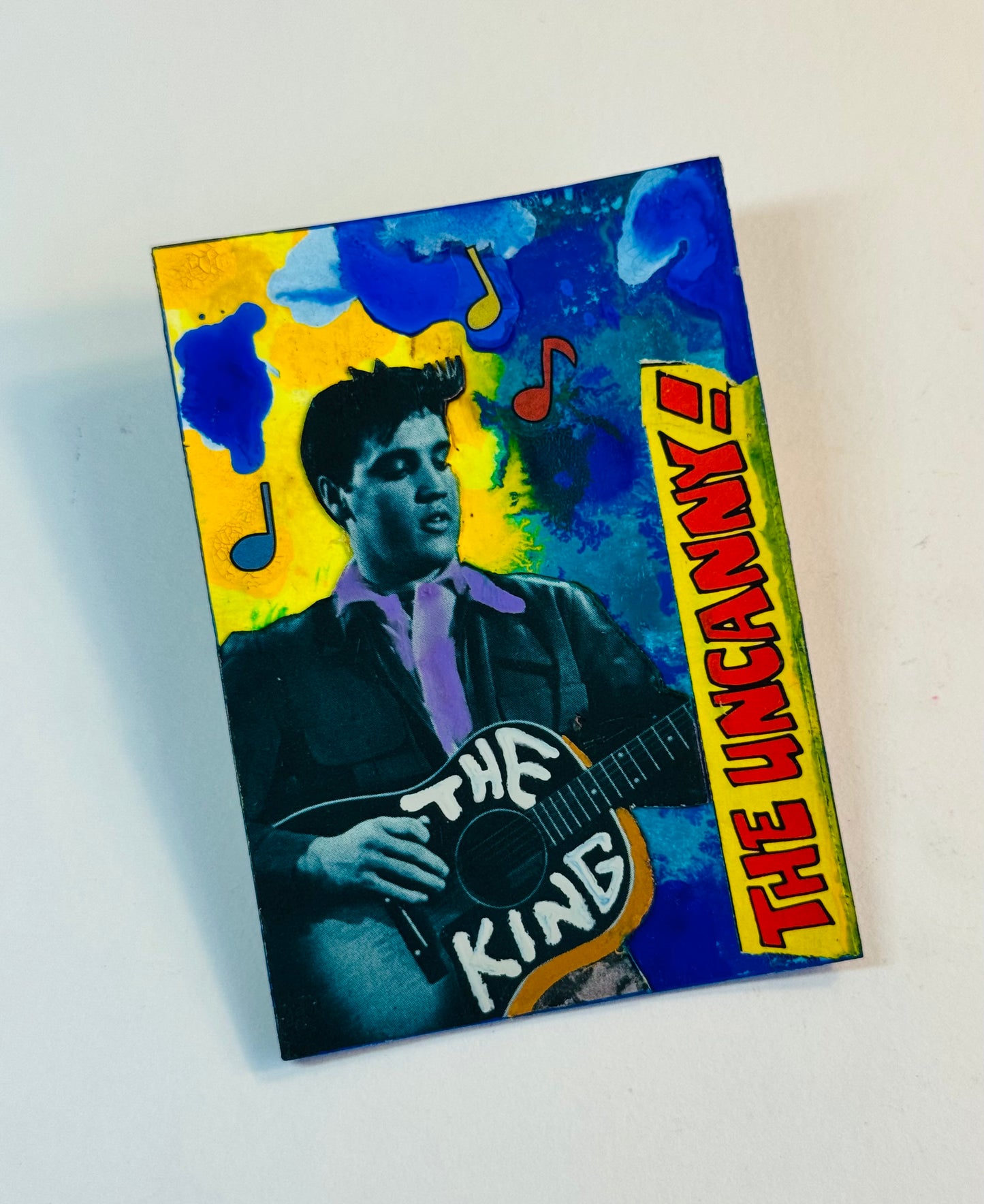 Art trading card (“The Uncanny Elvis!” Elvis Presley 1/1) Music Pop Culture