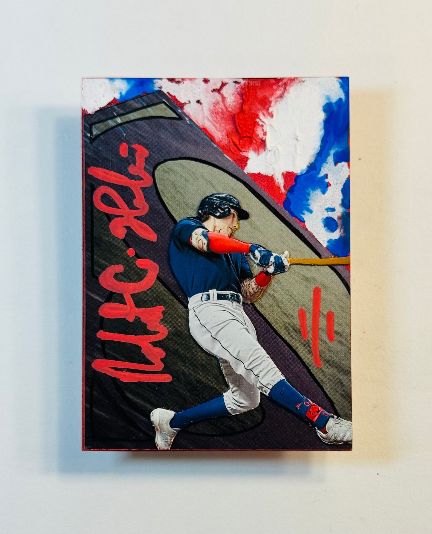 Art trading card (“Duran” Jarren Duran 1/1 Boston Red Sox MLB)