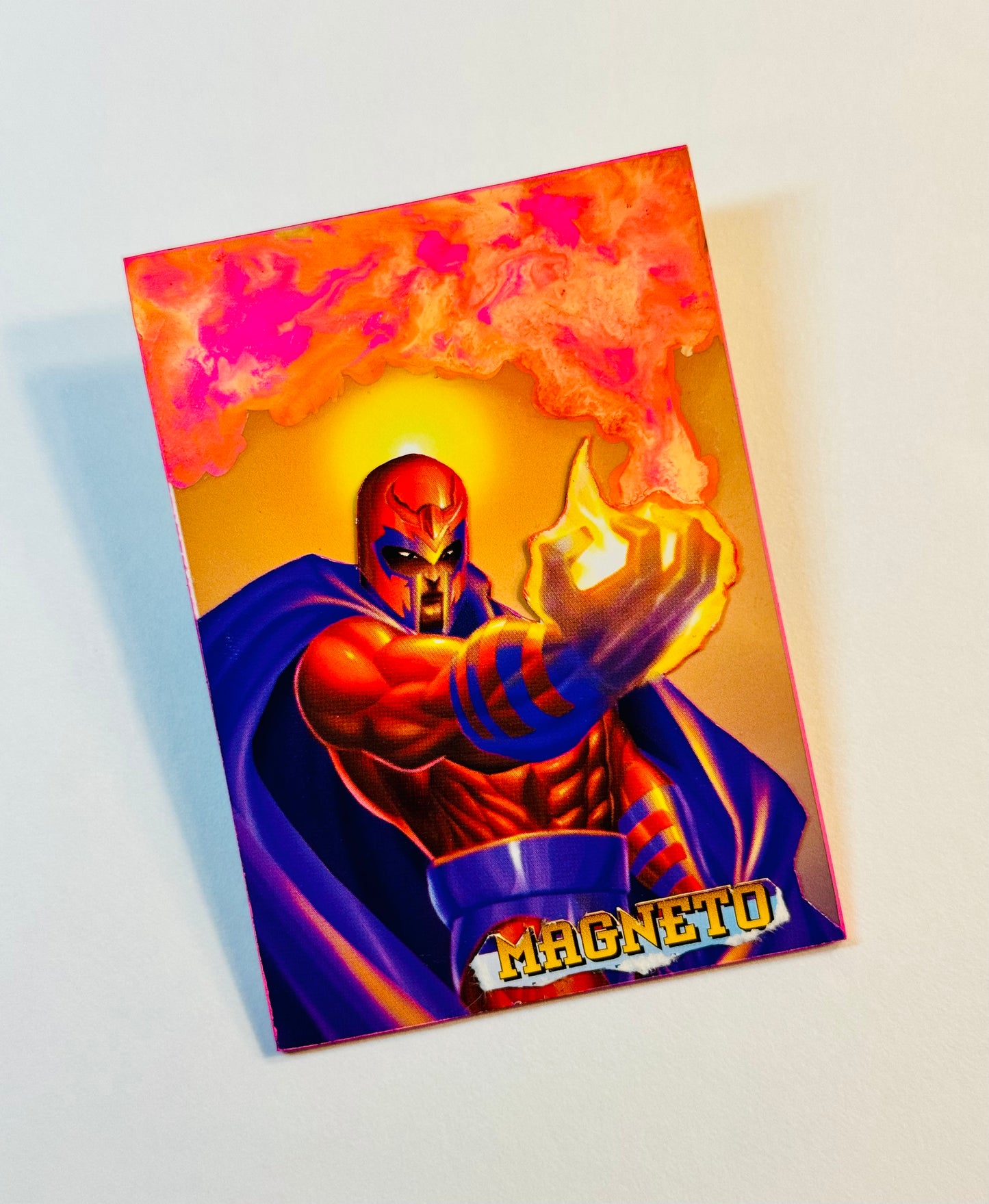 Art trading card (“Magneto!” Magneto 1/1 Marvel Comics MCU X-Men)