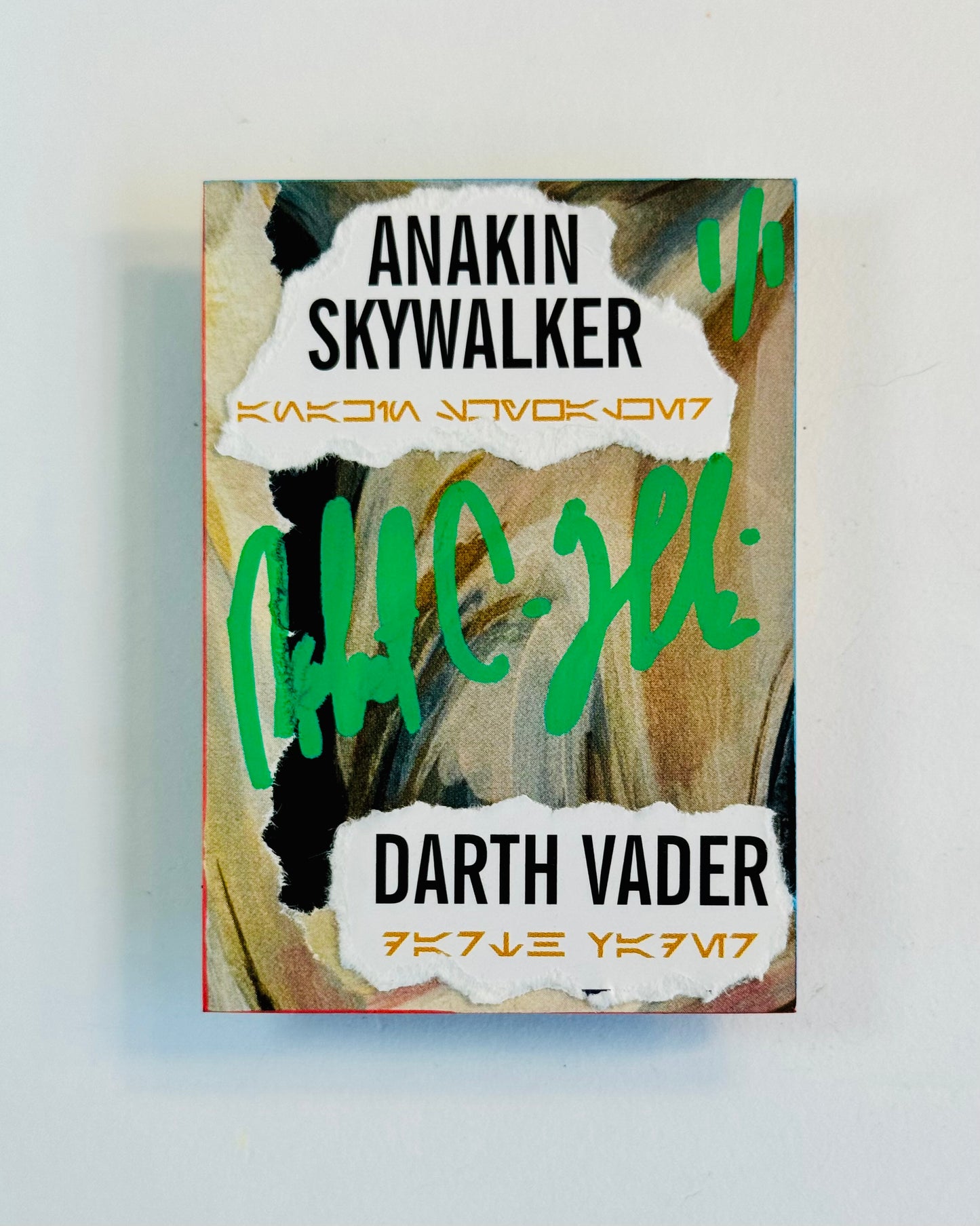 Art trading card (“Dualities” Anakin Skywalker/Darth Vader 1/1) Star Wars