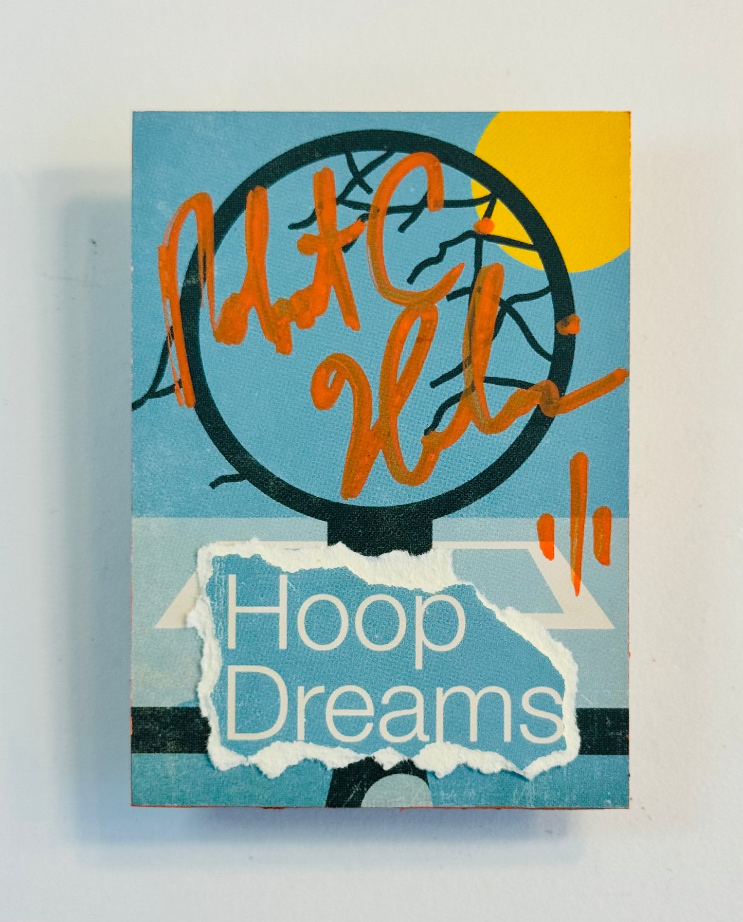 Art trading card (“Hoop Dreams” SGA 1/1) Oklahoma City Thunder NBA