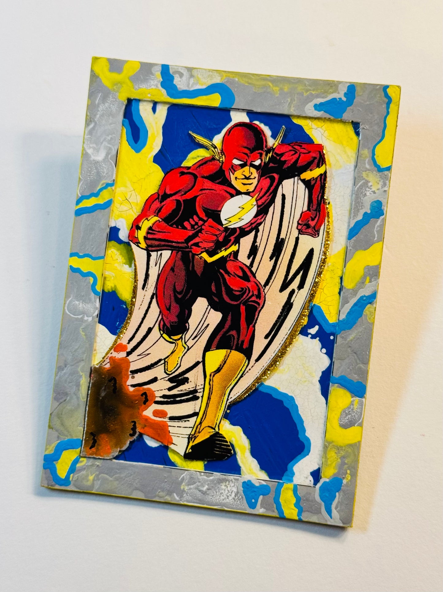 Art trading card (“Flash” Flash DC Comics 1/1)