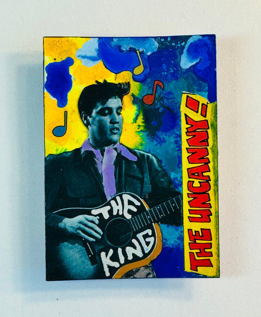 Art trading card (“The Uncanny Elvis!” Elvis Presley 1/1) Music Pop Culture