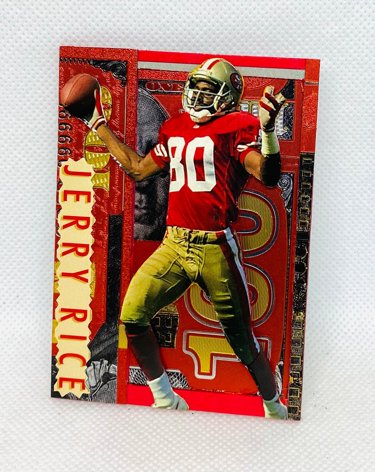 Art trading card (Jerry Rice “Baywatch” San Francisco 49ers 1/1)