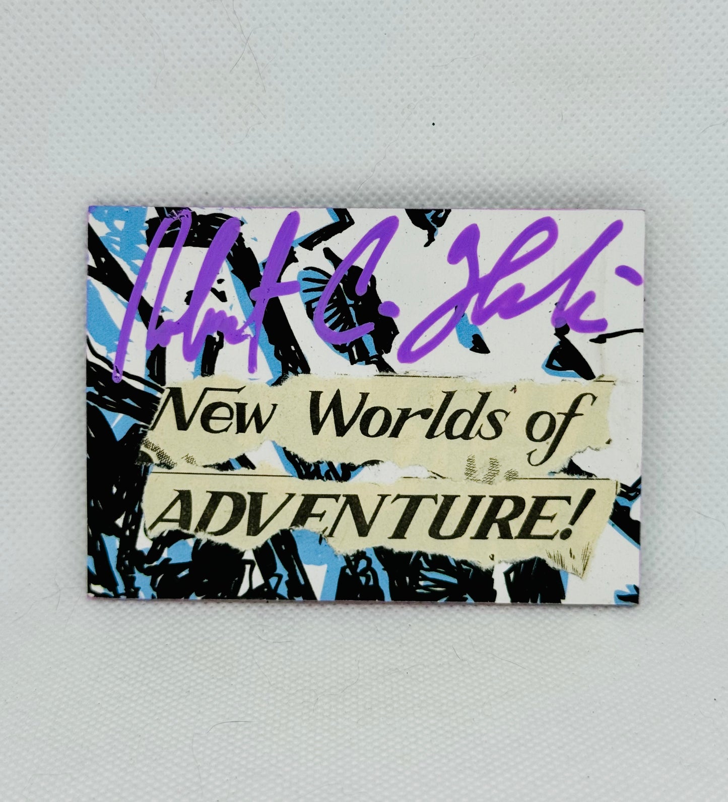 Art trading card (“New Worlds of Adventure!” Power Rangers 1/1 Pop Culture)