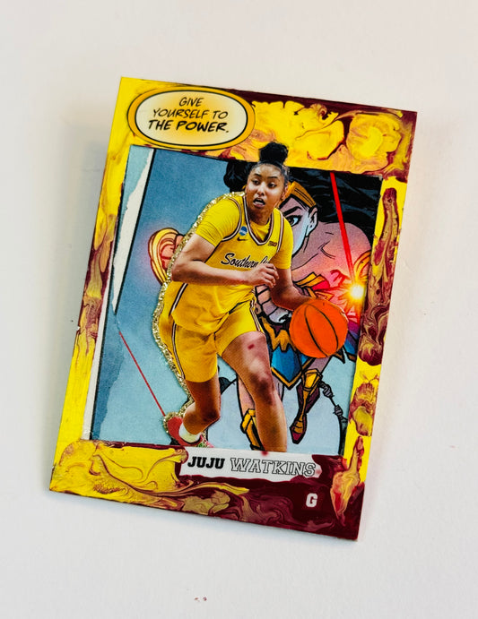 Art trading card (“JuJu” JuJu Watkins 1/1 USC Trojans NCAA)