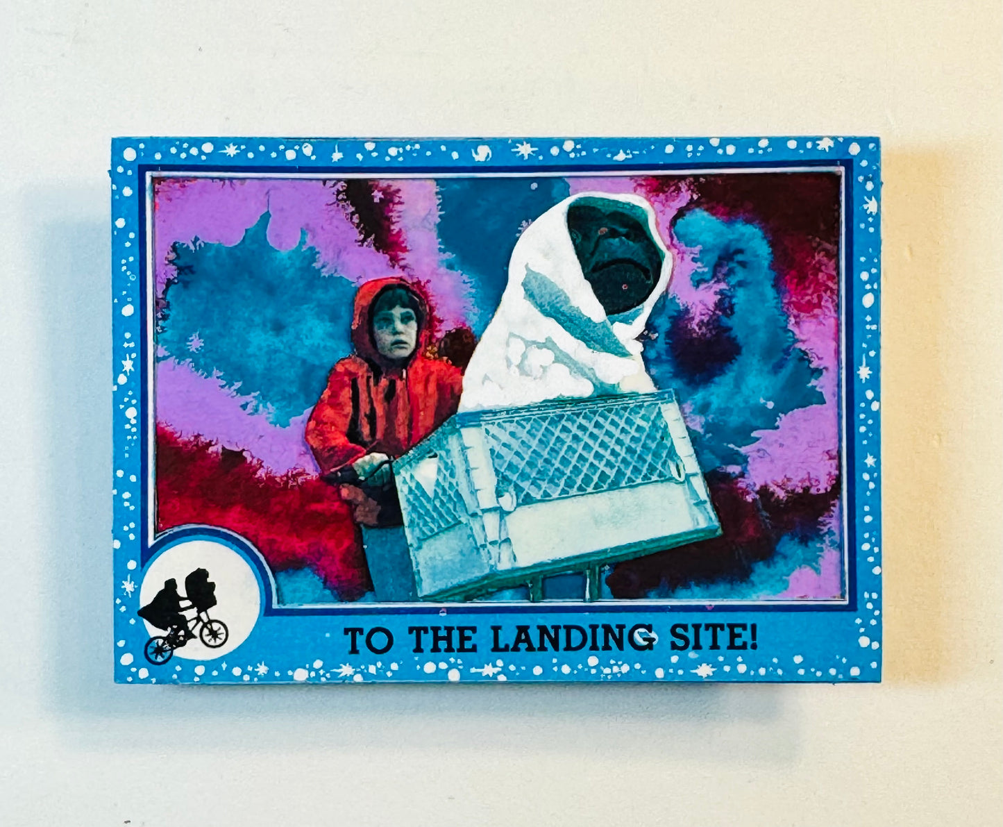 Art trading card (“Going Home” E.T. The Extra Terrestrial 1/1)