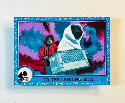 Art trading card (“Going Home” E.T. The Extra Terrestrial 1/1)