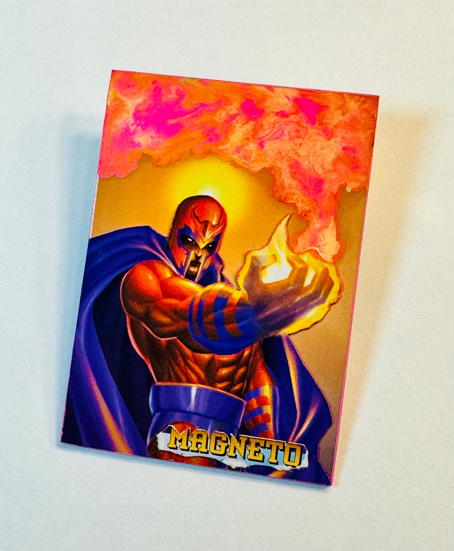 Art trading card (“Magneto!” Magneto 1/1 Marvel Comics MCU X-Men)