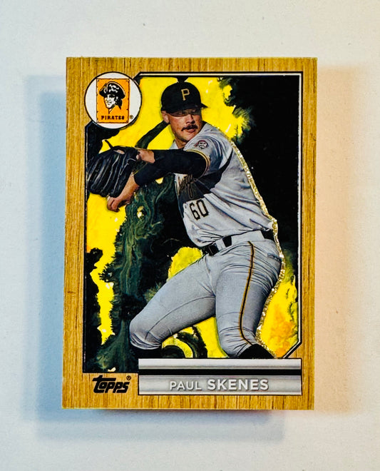 Art trading card (“Pittsburgh Prowess” Paul Skenes 1/1 Pittsburgh Pirates MLB)