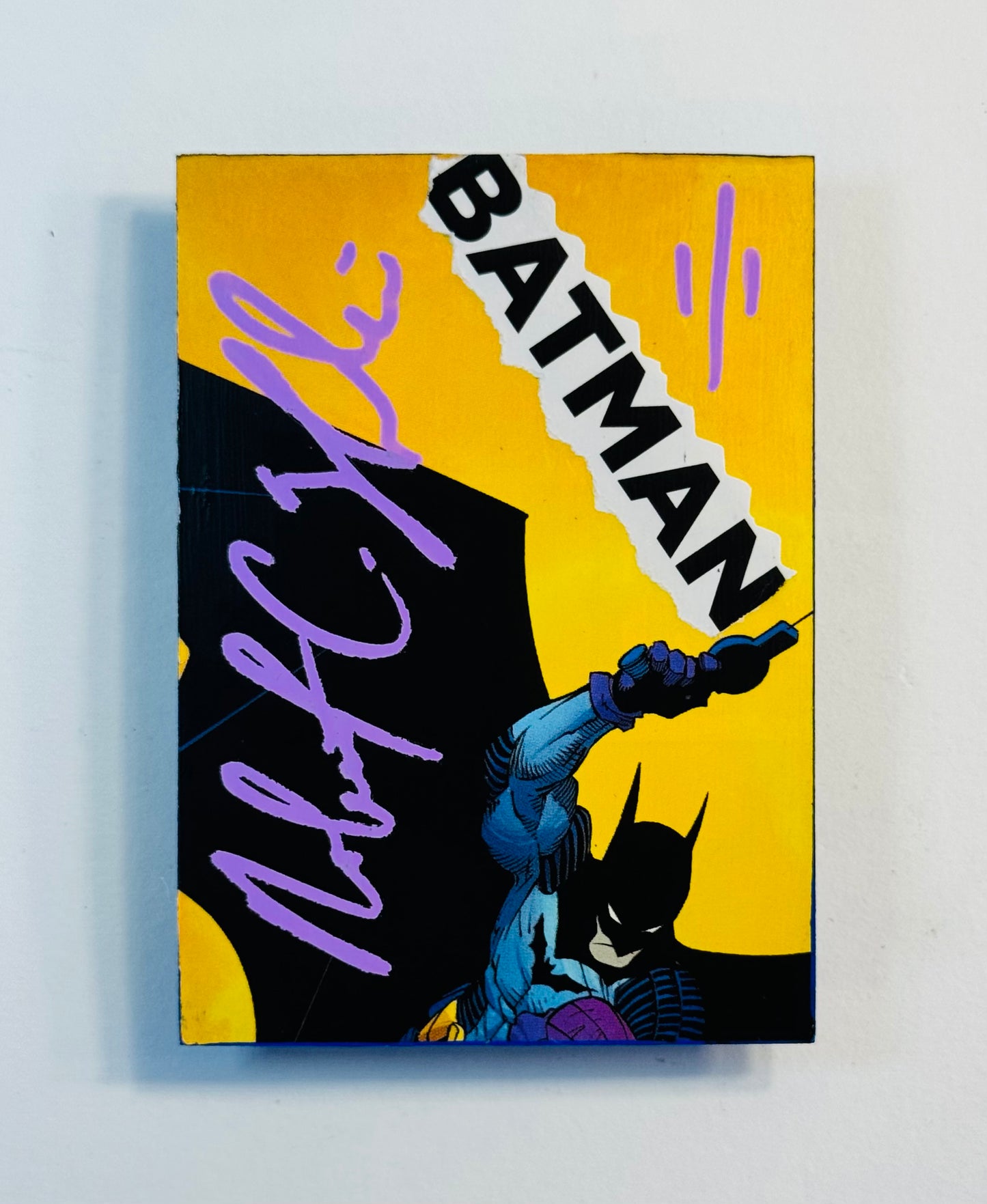 Art trading card (“Zero Year” Batman 1989 1/1 DCU)