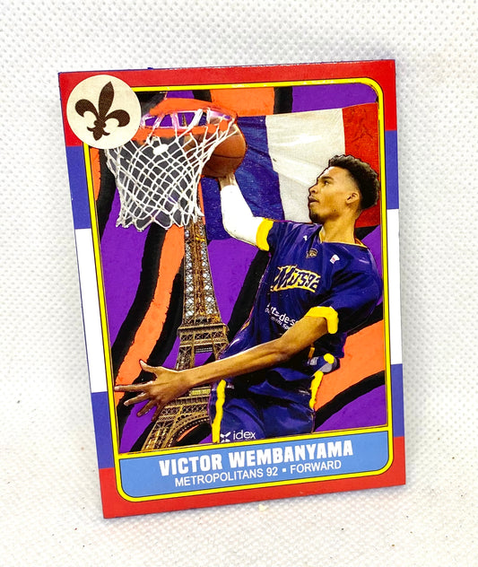 Art trading card (Victor Wembanyama “Viva La Victor” San Antonio Spurs NBA 1/1)