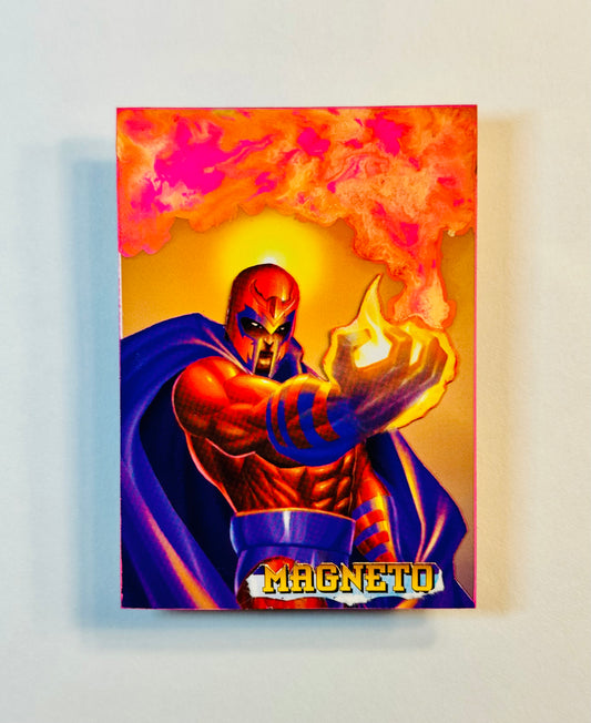 Art trading card (“Magneto!” Magneto 1/1 Marvel Comics MCU X-Men)