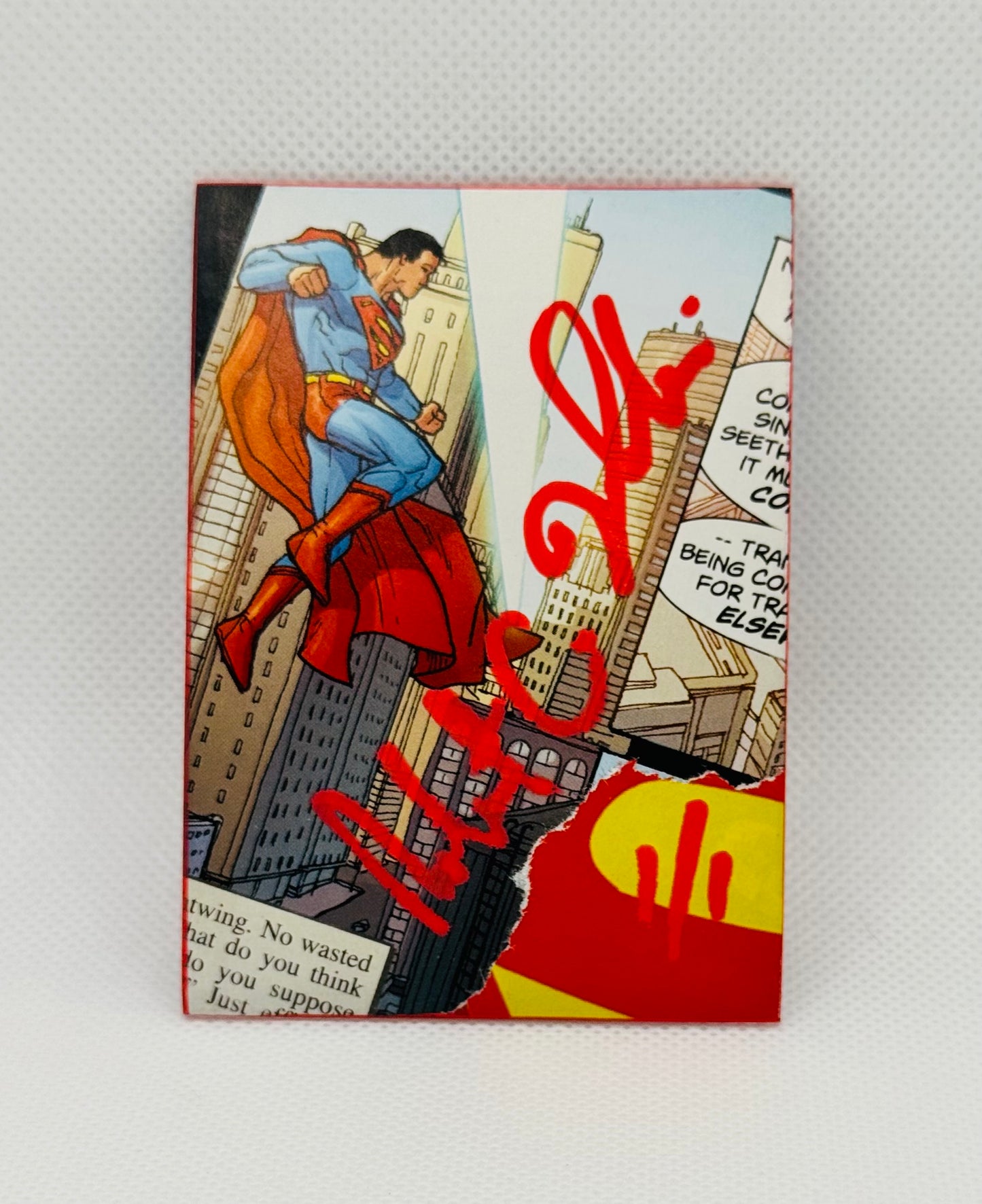Art trading card (“Superman” Superman 1/1 DCU DC Comics)
