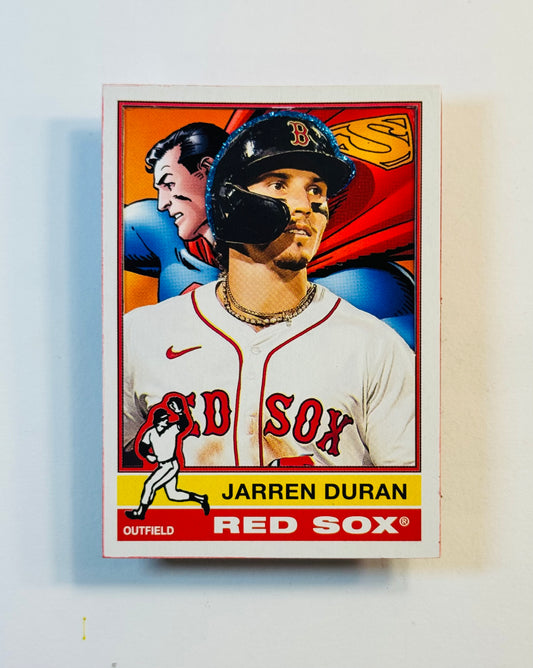 Art trading card (“Duran” Jarren Duran 1/1 Boston Red Sox MLB)