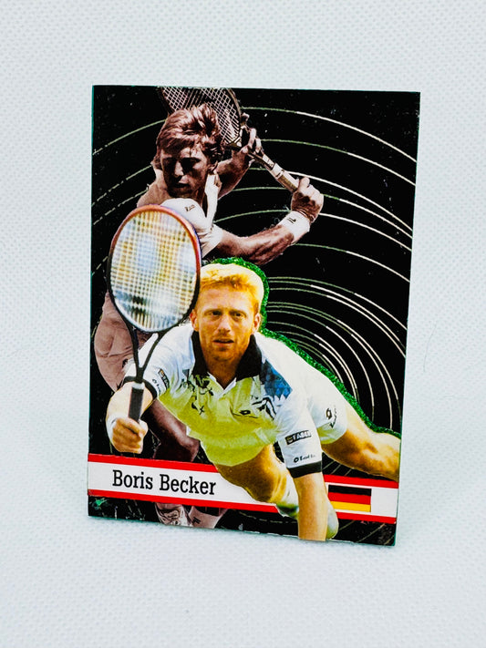 Art trading card (“Boom, Boom!” Boris Becker 1/1) Tennis Grand Slam