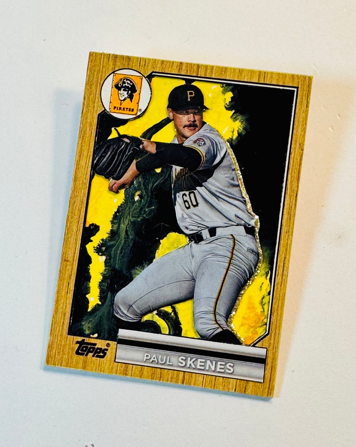 Art trading card (“Pittsburgh Prowess” Paul Skenes 1/1 Pittsburgh Pirates MLB)