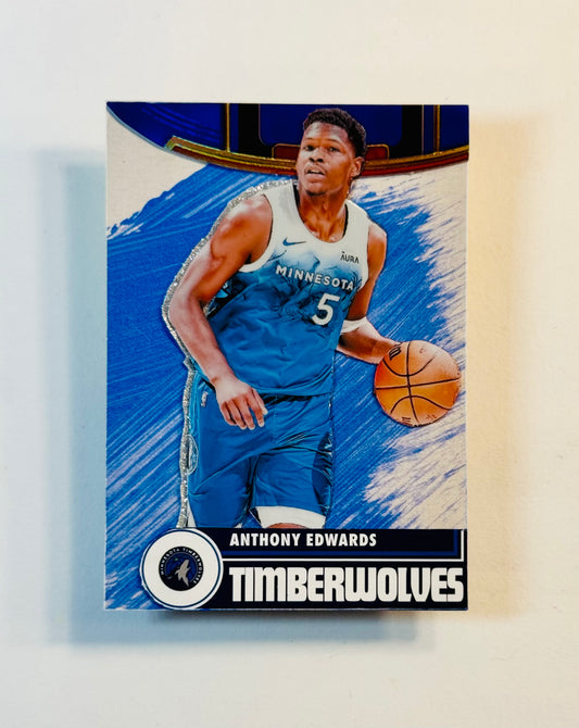 Art trading card (“Ant” Anthony Edwards 1/1 Minnesota Timberwolves NBA)