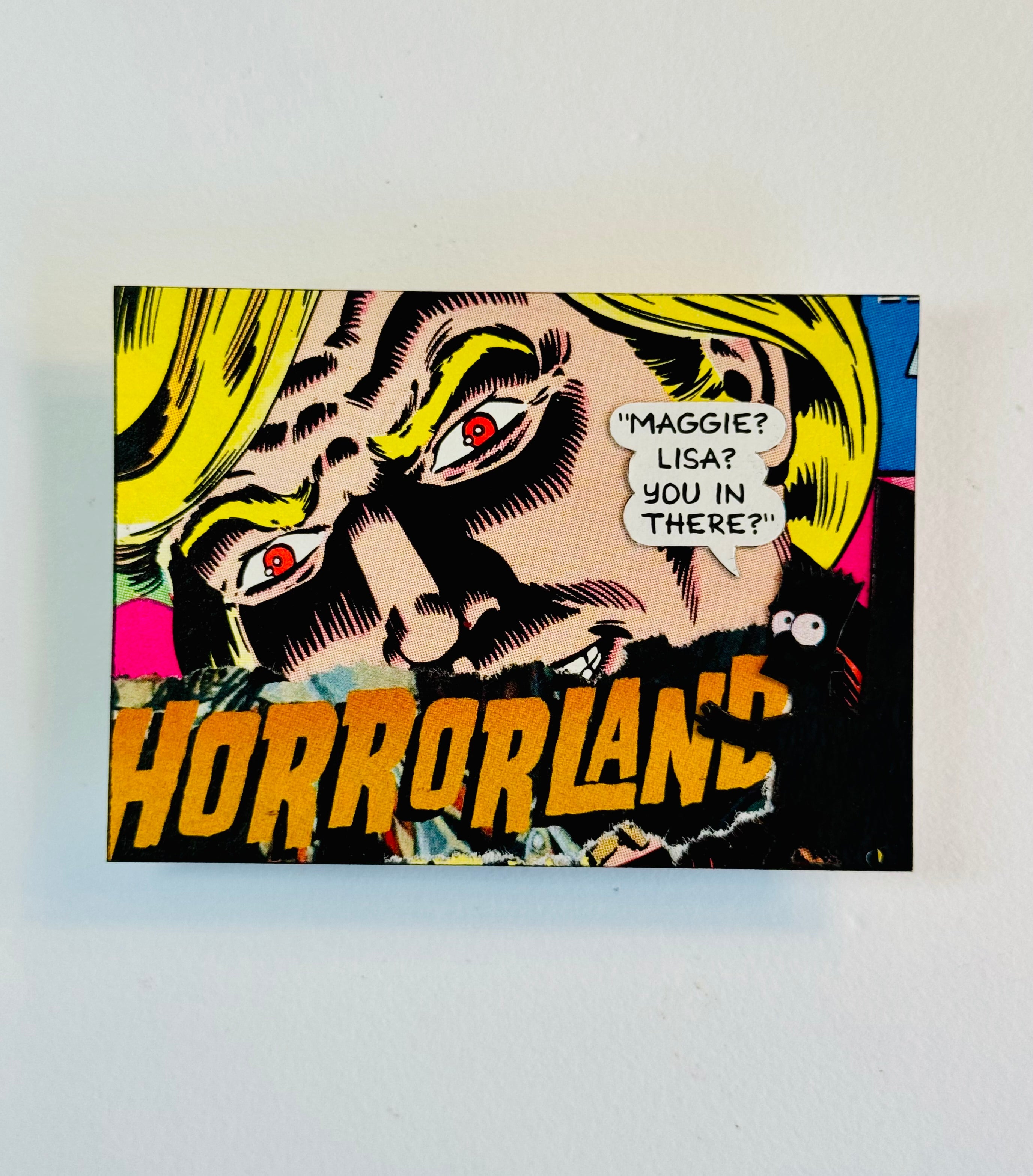 Art trading card (“Horrorland” Bart Simpson 1/1) – Samurai Soop Art