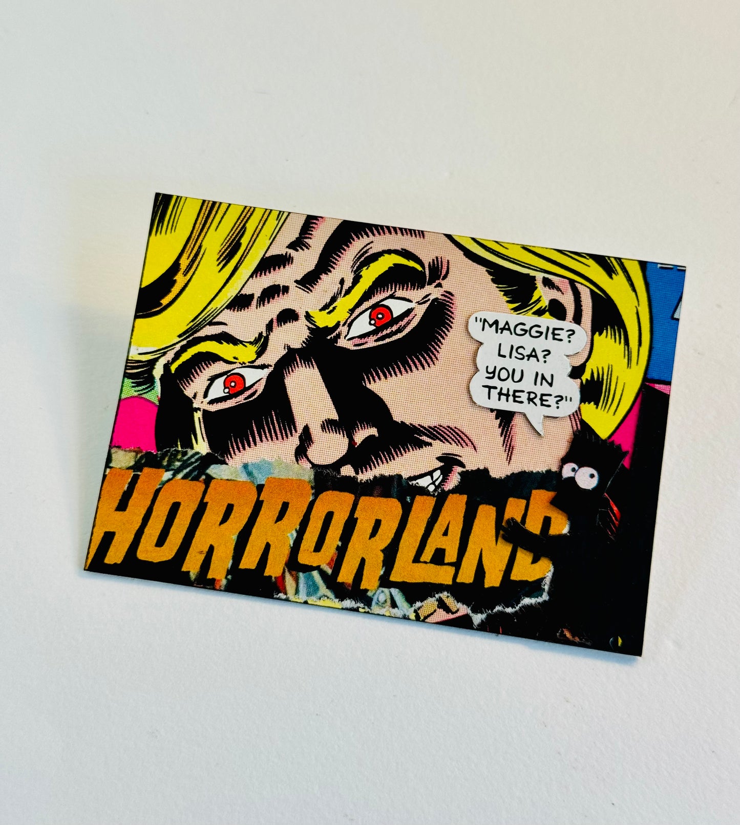 Art trading card (“Horrorland” Bart Simpson 1/1)