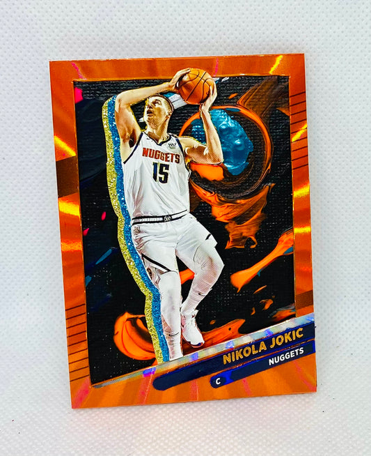 Art trading card (“Joker” Nikola Jokic 1/1 Denver Nuggets NBA)