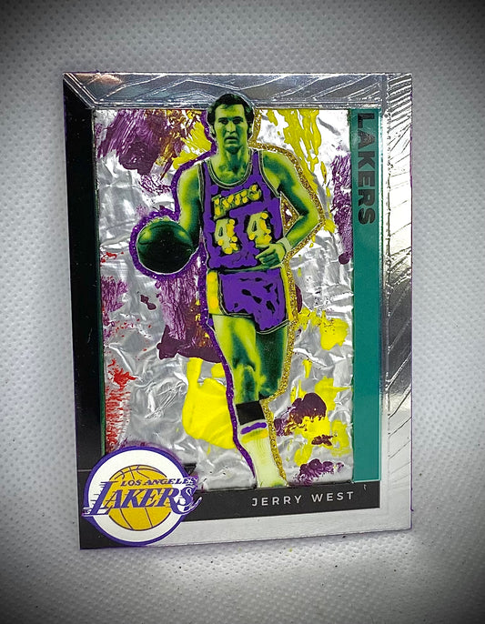 Art trading card Jerry West (“Iconography” 1/1) Los Angeles Lakers