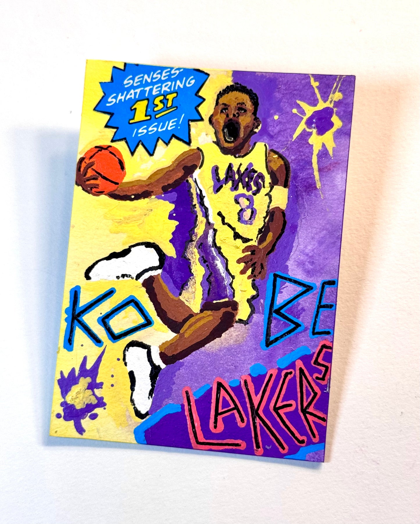 Art trading card (“LA Mamba” Kobe Bryant 1/1 NBA Los Angeles Lakers)