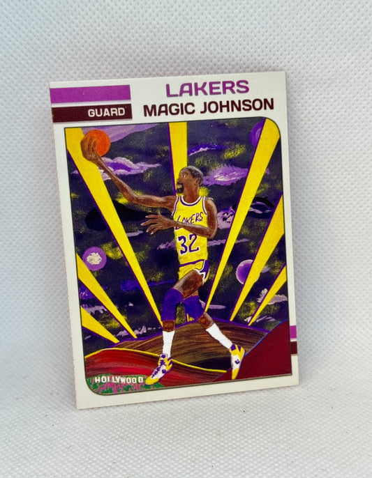 Art trading card (Magic Johnson Hollywood)