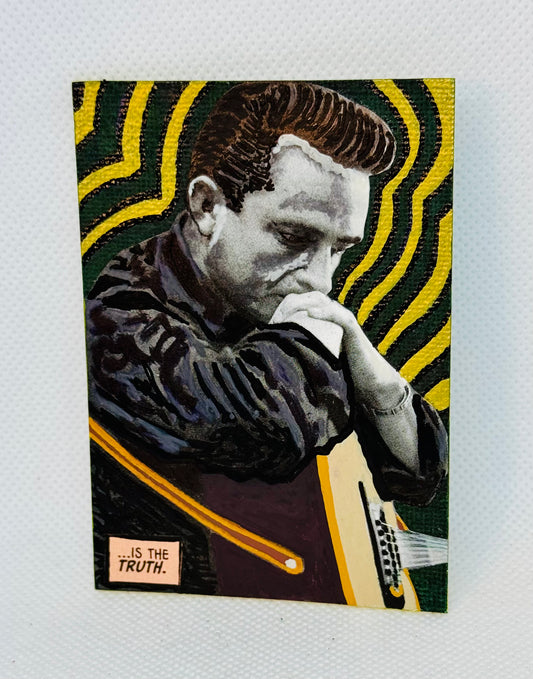 Art trading card (“…Is The Truth” Johnny Cash 1/1 Music)