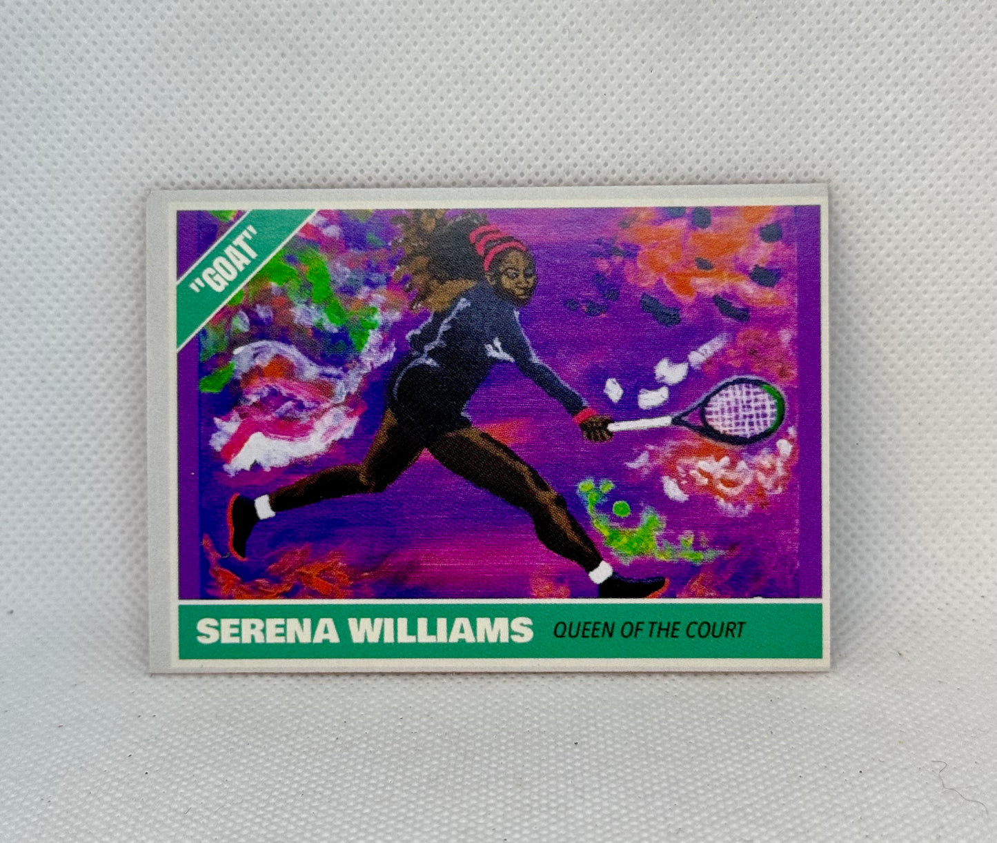 Art trading card (Serena Williams)
