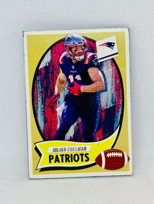 Art trading card (“Sandlot” Julian Edelman 1/1 New England Patriots NFL)