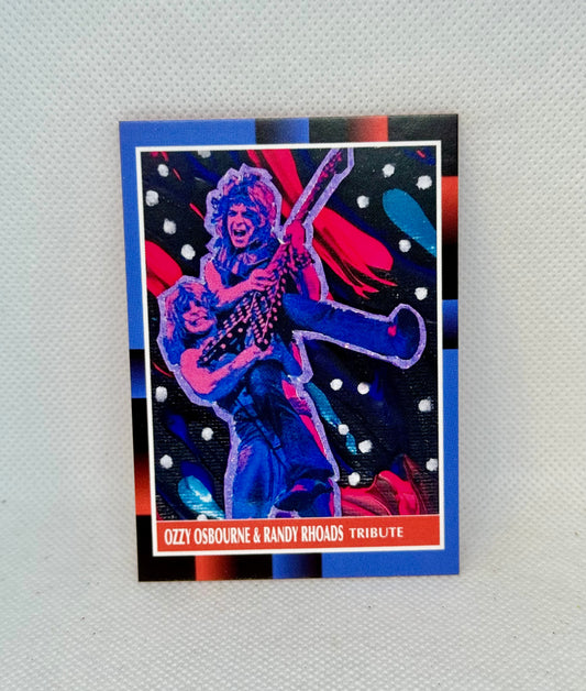 Art trading card (Ozzy Osbourne Randy Rhoads Tribute)