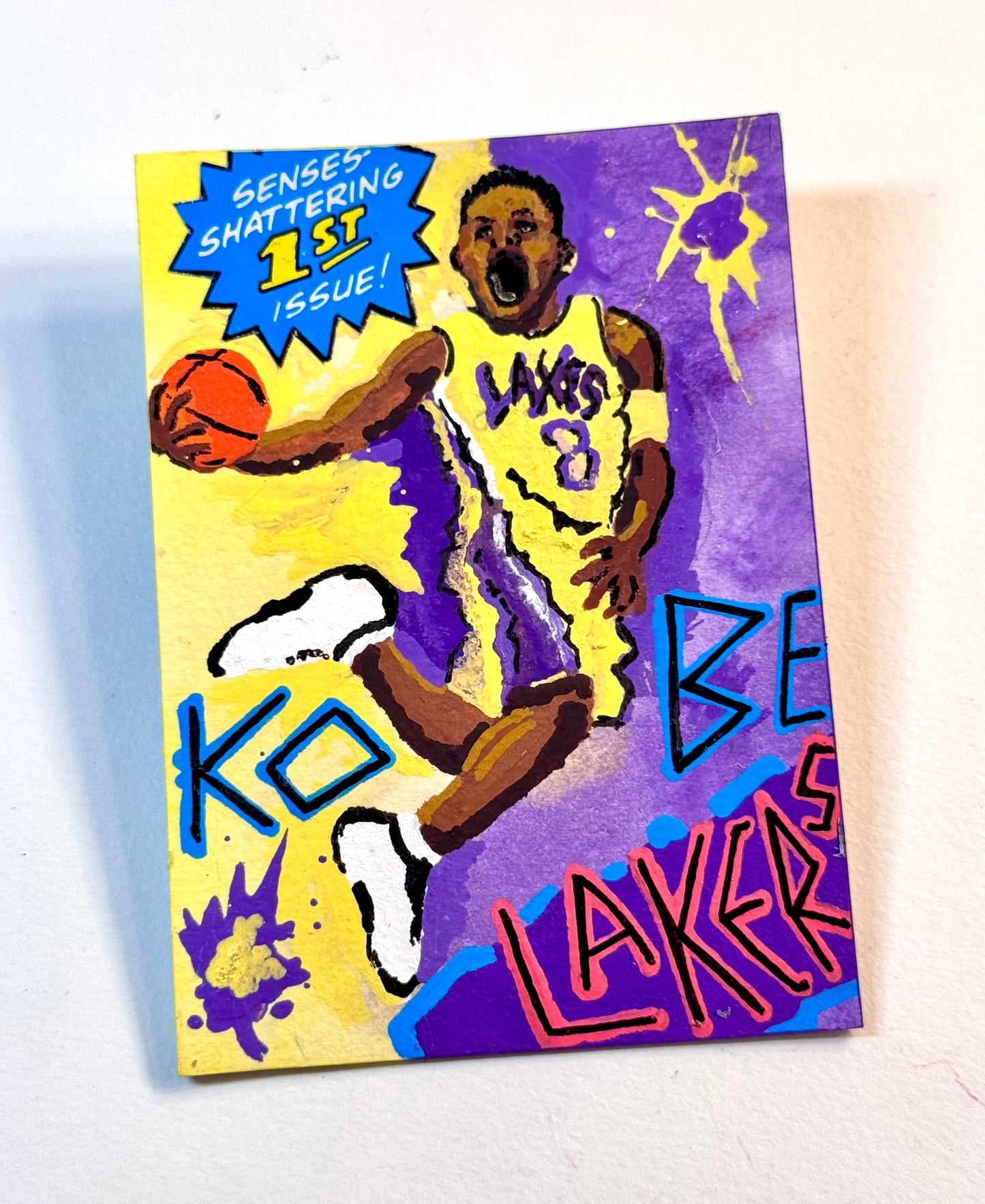 Art trading card (“LA Mamba” Kobe Bryant 1/1 NBA Los Angeles Lakers)