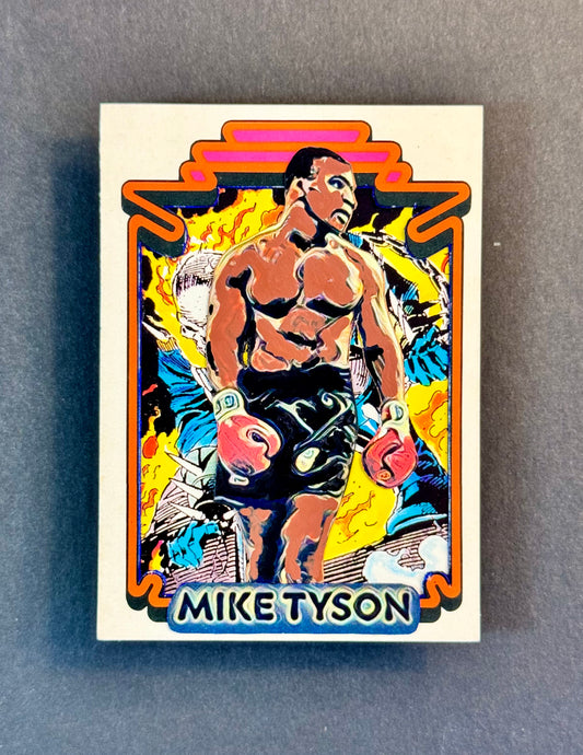 Art trading card (“Iron Mike” Mike Tyson 1/1 Boxing Heavyweight)